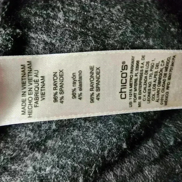 Weekends by Chico's Patch Colorblock 1/2 Zip Neck Pullover Chico's L - Picture 8 of 9